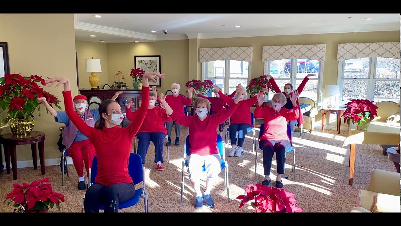 Vitality In Motion- Senior Chair Dance - Valentine's Performance