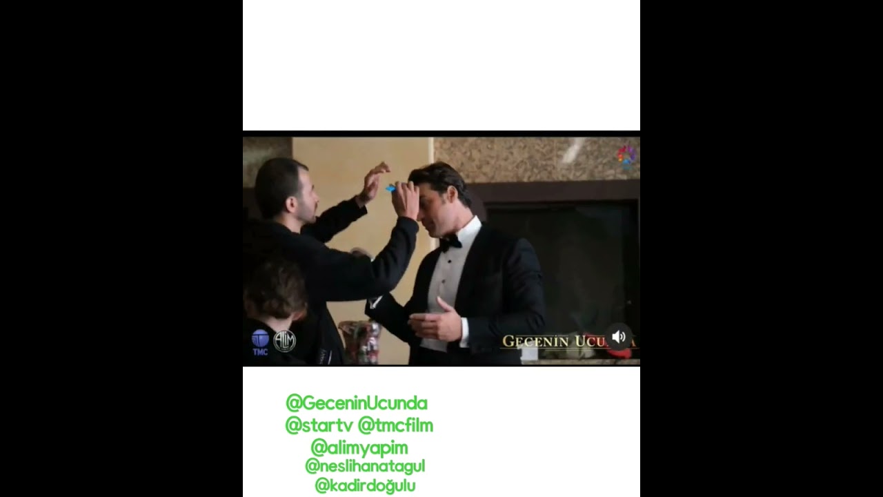 GeceninUcunda starcasts behind the scene