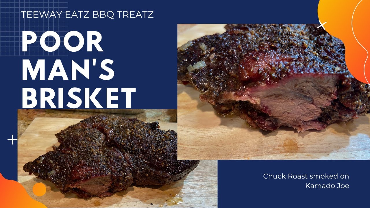 The Poor Man's Brisket- Chuck Roast on Kamado Joe #brisket #poormansbrisket #kamadojoe #chuckroast