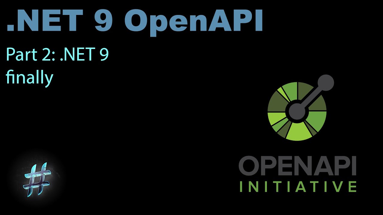 .NET 9 OpenAPI - Part 2 now finally working in .NET 9