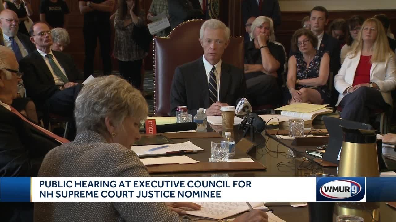 Supreme Court chief justice nominee answers questions from Executive Council