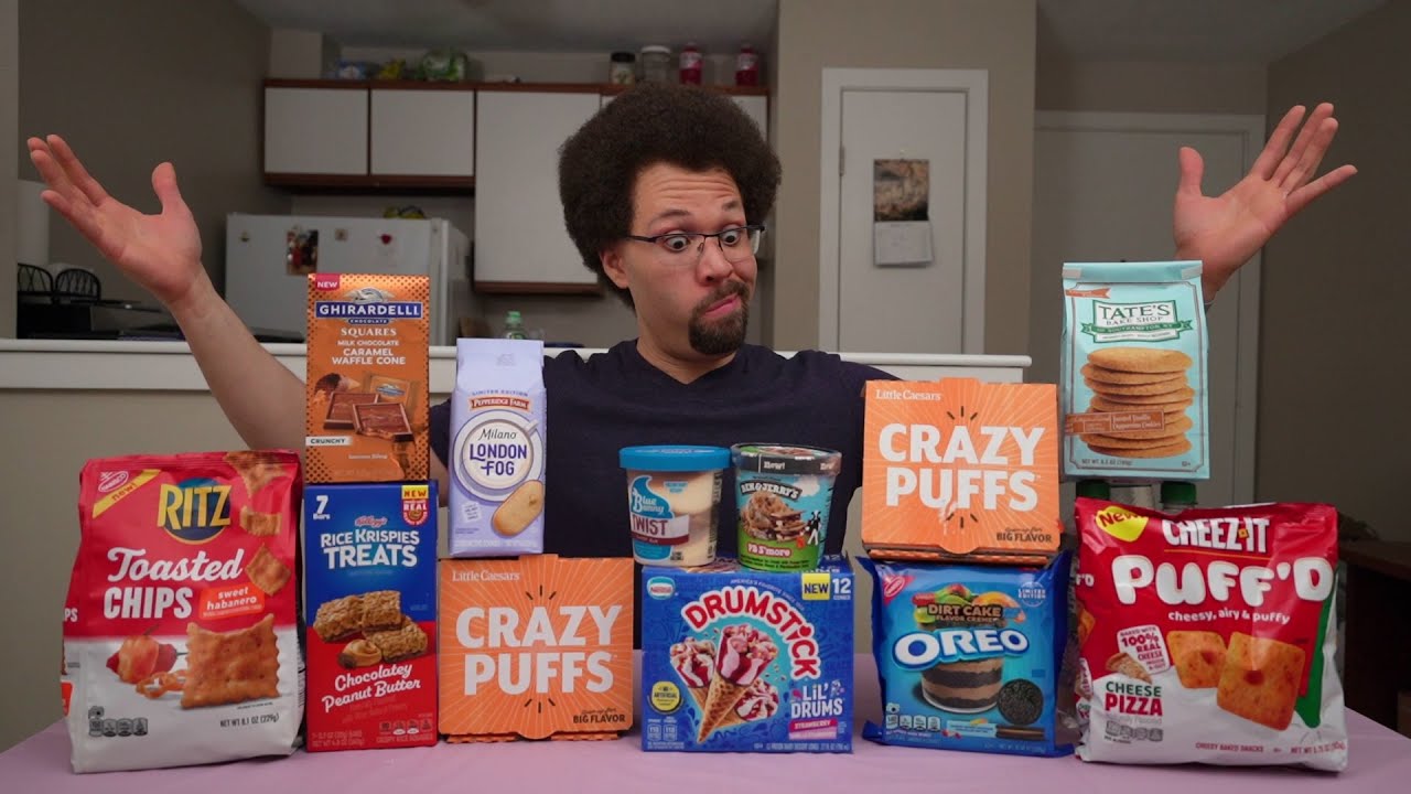 New Junk Food Of April 2024 Food Challenge l Basketlockerball