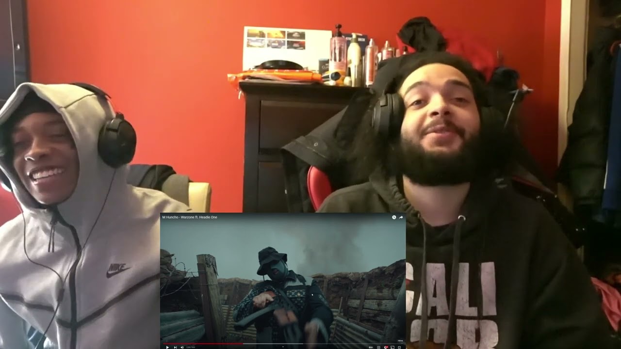 THIS COLLAB 🤦🏽‍♂️😬 | AMERICANS REACT TO M HUNCHO - WARZONE FT HEADIE ONE