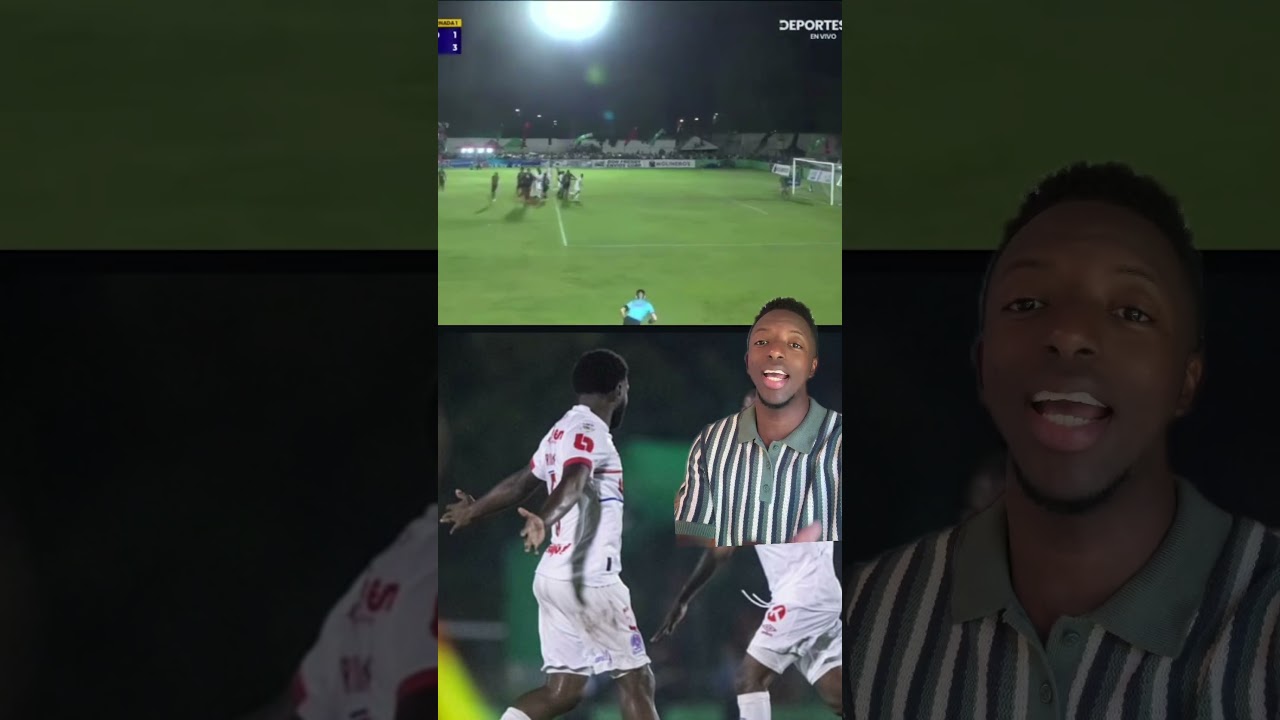 Reaccionando al golazo de Elison Rivas en su debut con Olimpia