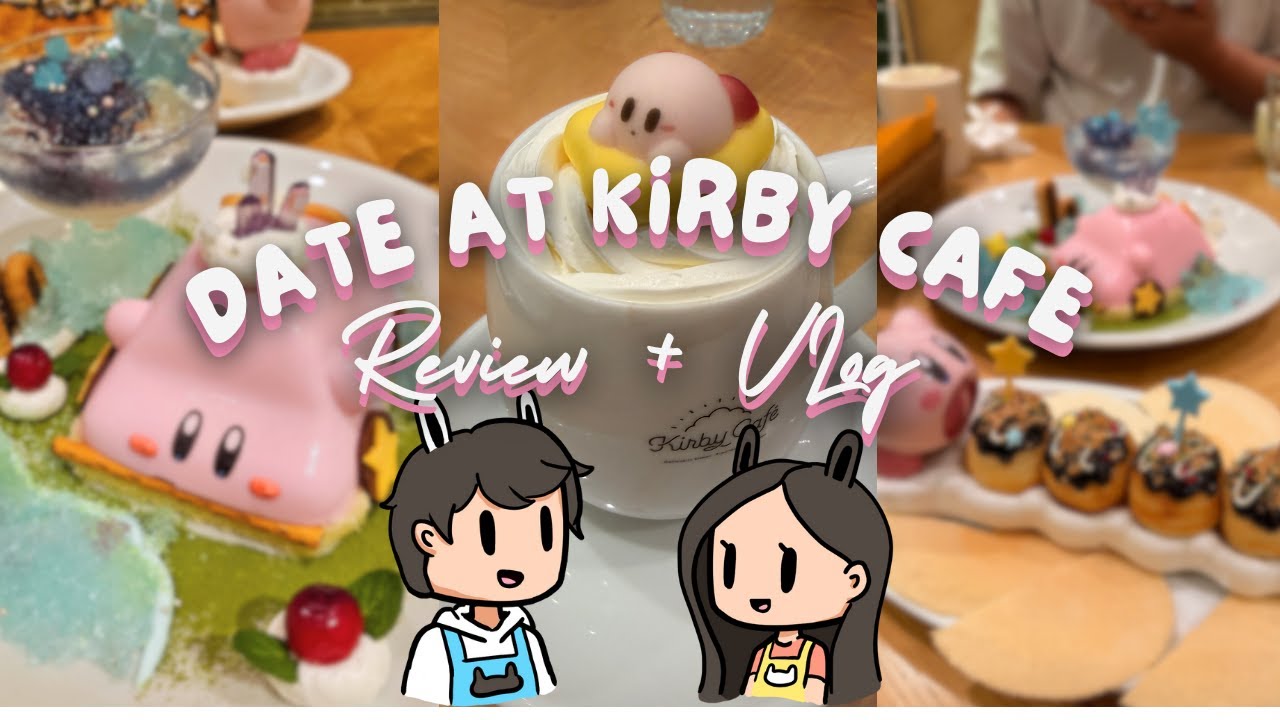 We had a dinner date at the Kirby Cafe + Menu & Review | Japan Vlog