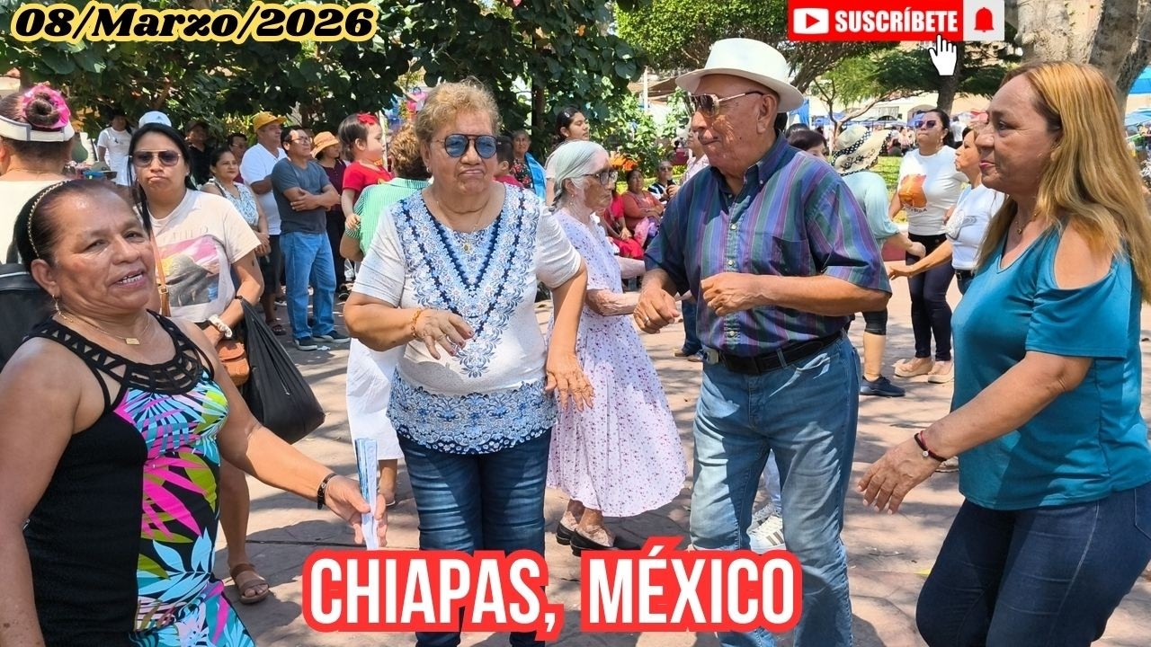 Al Son de la Marimba, 08 de marzo del 2026, Parque de Berriozábal, Chiapas #baile #marimba #parati