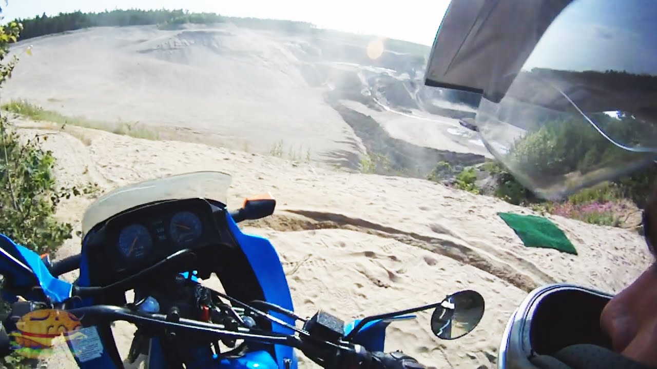Desert Adventure & Jumping - Suzuki DR650. Offroad Enduro Dual Sport, GoPro HD 60fps