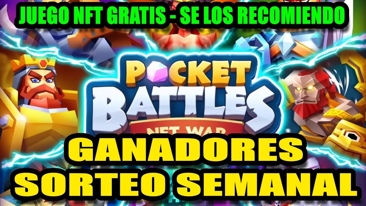 POCKET BATTLES NFT WAR GANADORES TOKEN FREE TO PLAY GUIA