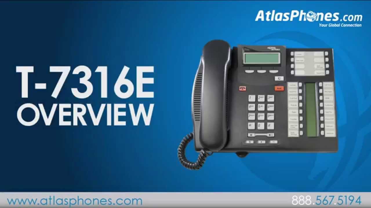 Nortel / Avaya T7316E Phone Overview