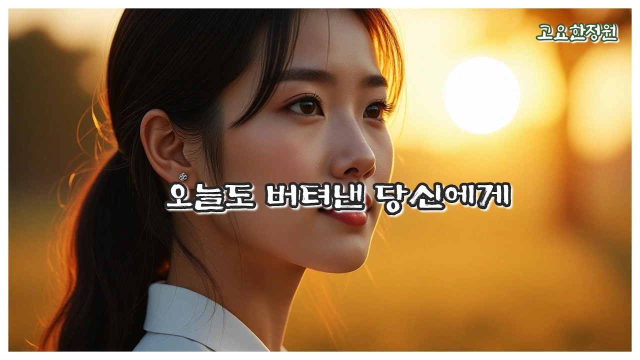 오늘도 버틴 당신에게 들려주고 싶은 노래