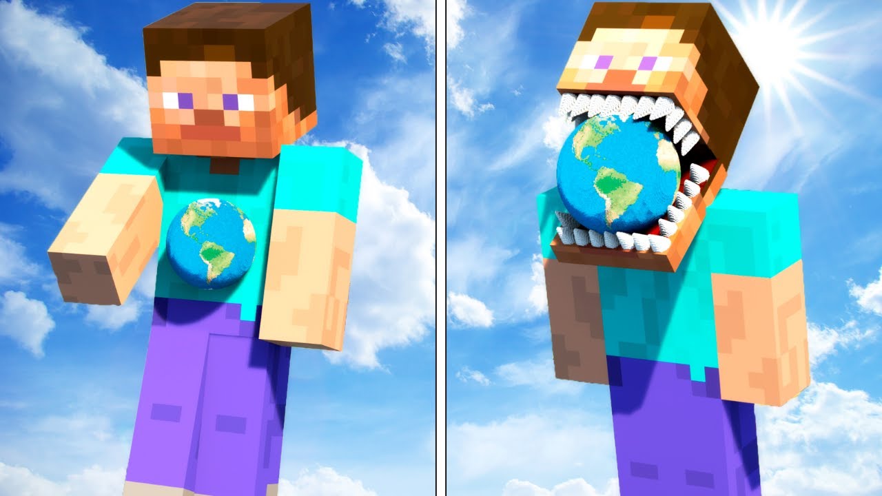 Mini To Big Earth vs HORROR STEVE! | Experiments in Teardown