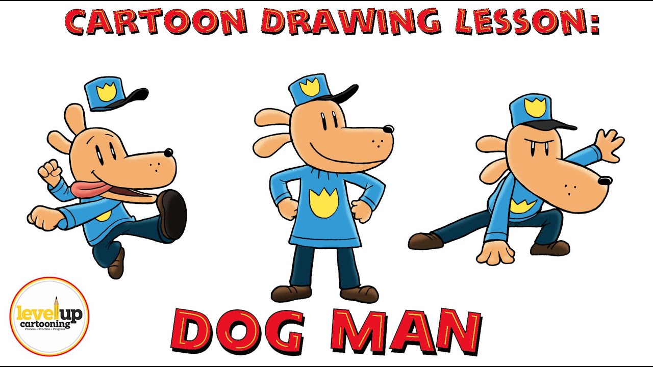 Cartoon Drawing Lesson: Dog Man
