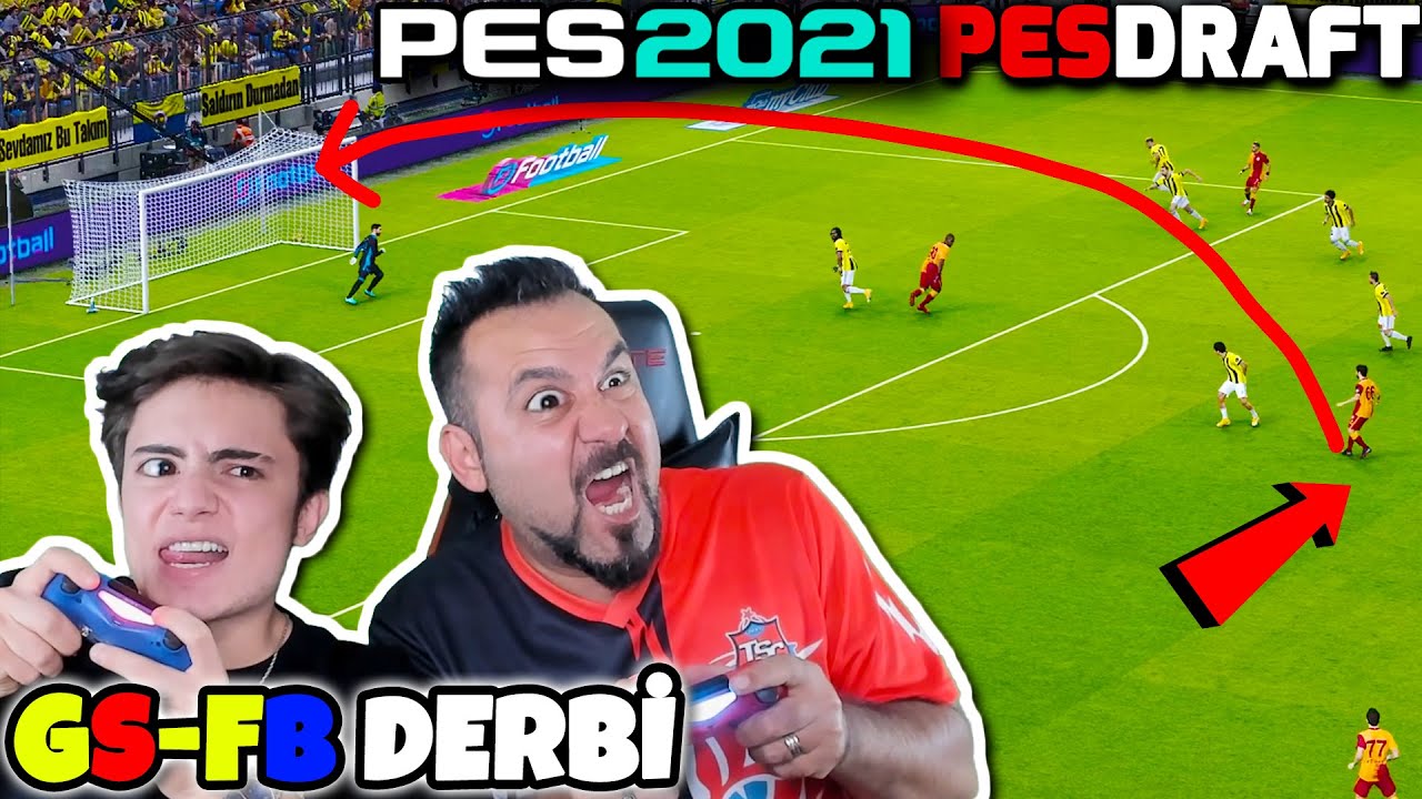 FURKAN YAMAN İLE GS-FB DERBİ KARMASI! ARDA TURAN EFSANE GOL! | PES 2021 PESDRAFT