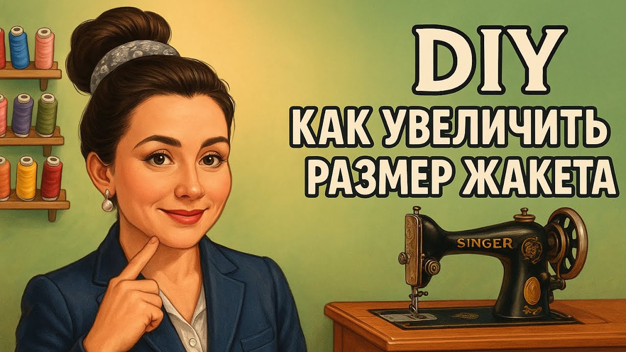 Переделка жакета из Second Hand ✂️ | Увеличила размер и сделала стильный редизайн своими руками!