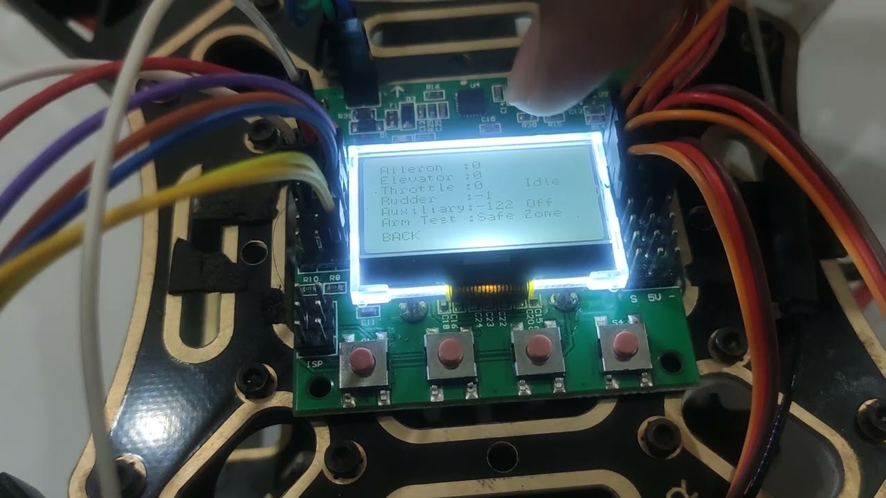Step 10: KK2.1 Quadcopter FC Config Receiver setup