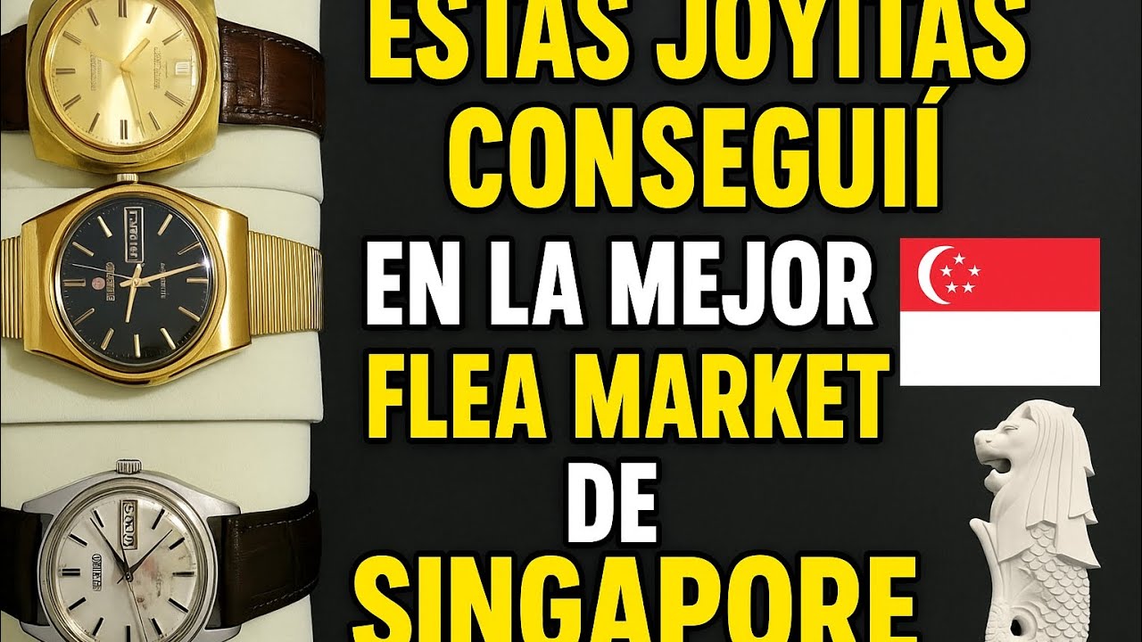 Casería de relojes en Singapore , encontré unas joyitas!!!!