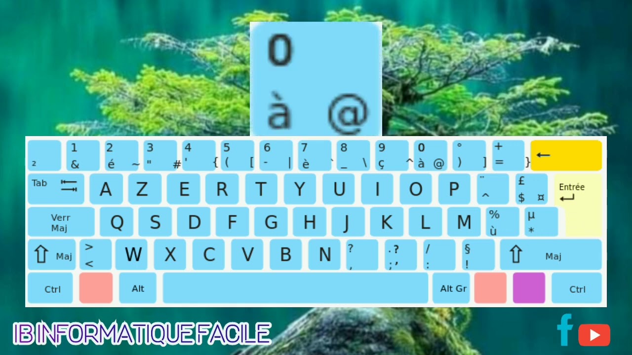 Comment &eacute;crire les caract&egrave;res @,#,&euro;...avec votre clavier