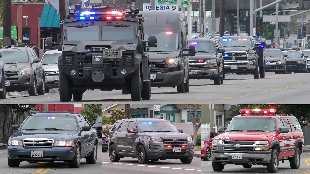 LAPD Metro Units & LAFD Fast Response 401