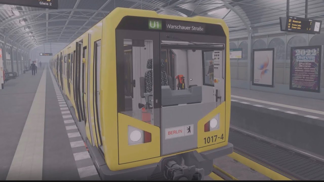 Nollendorf Platz - Waschauer Straße | Subway Sim 2 Gameplay