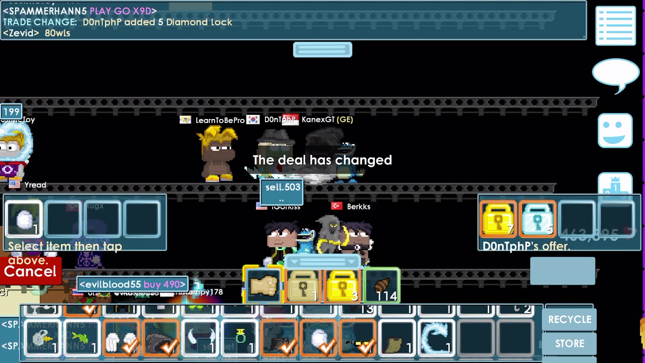 Selling RAYMAN fist... | Growtopia (7)