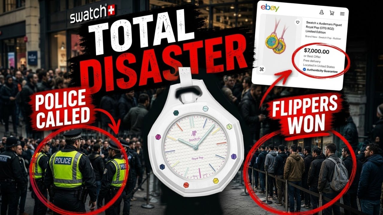 The Swatch x AP Launch Was a Complete Disaster