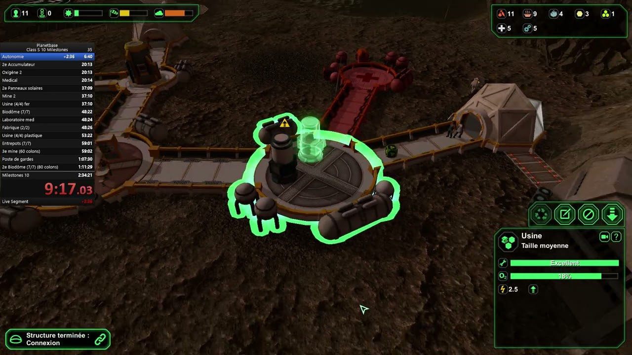 Speedrun PlanetBase, 10 Milestones, Class S: 3h45m31s85ms