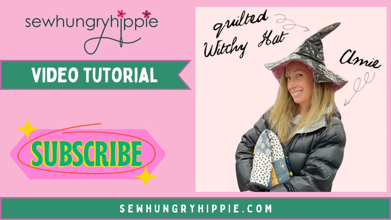 Quilted Witchy Hat Sew HungryHippie Sewing Tutorial