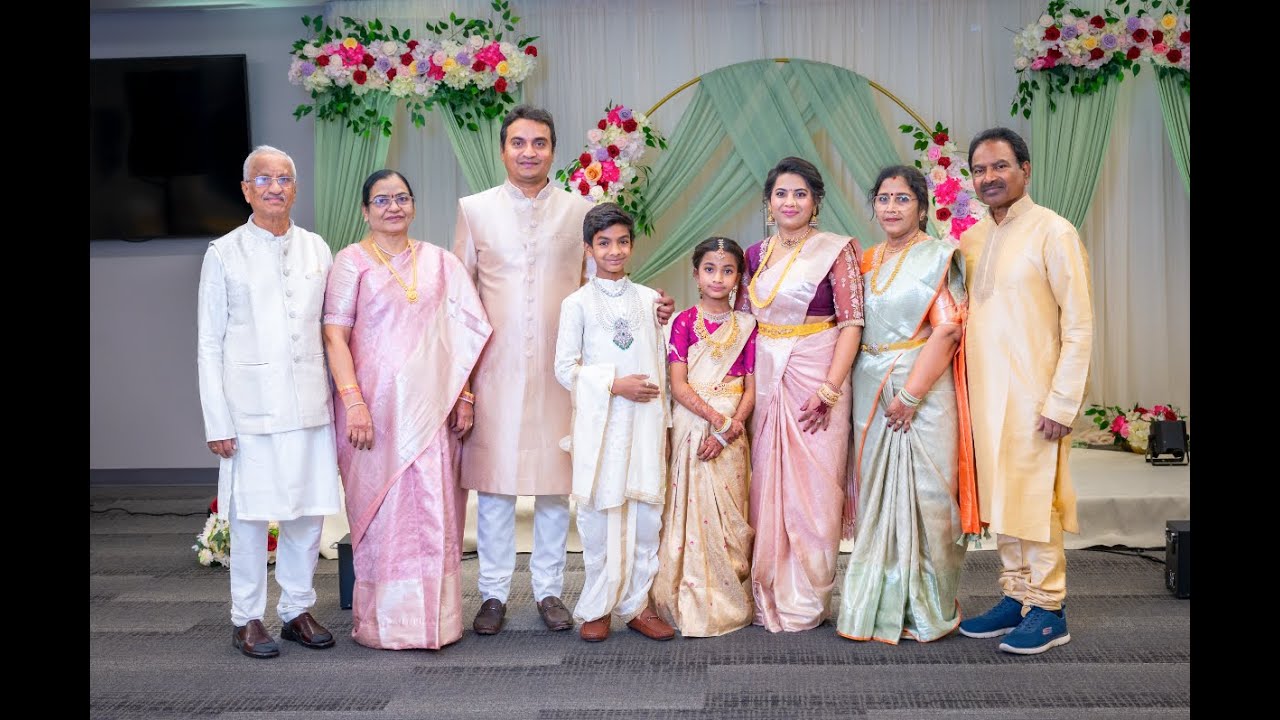 Anvika and Vivan Sarre and Dhoti function