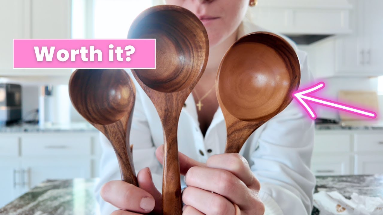 Watch before buying - Handmade Wooden Ladle for Soup