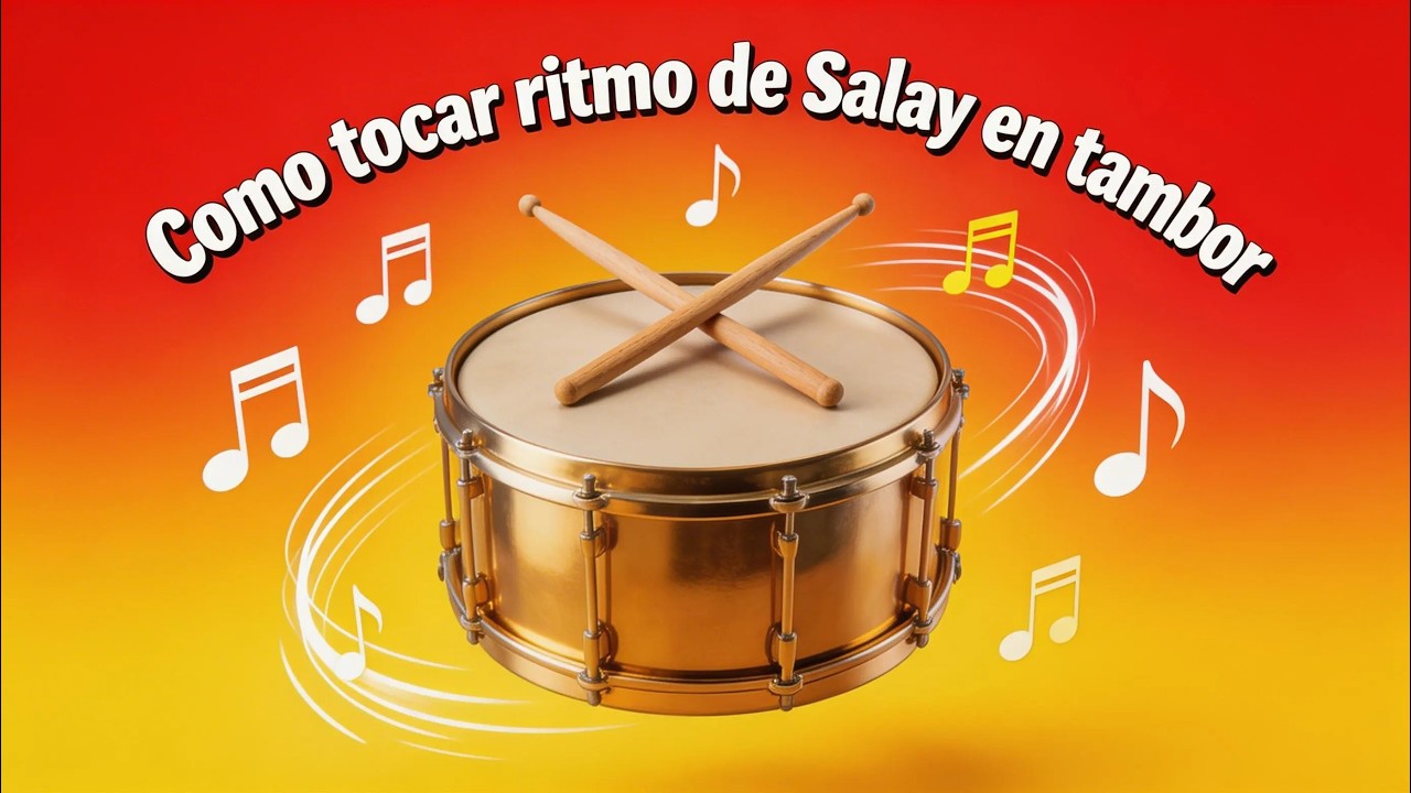 COMO TOCAR RITMO DE SALAY EN TAMBOR