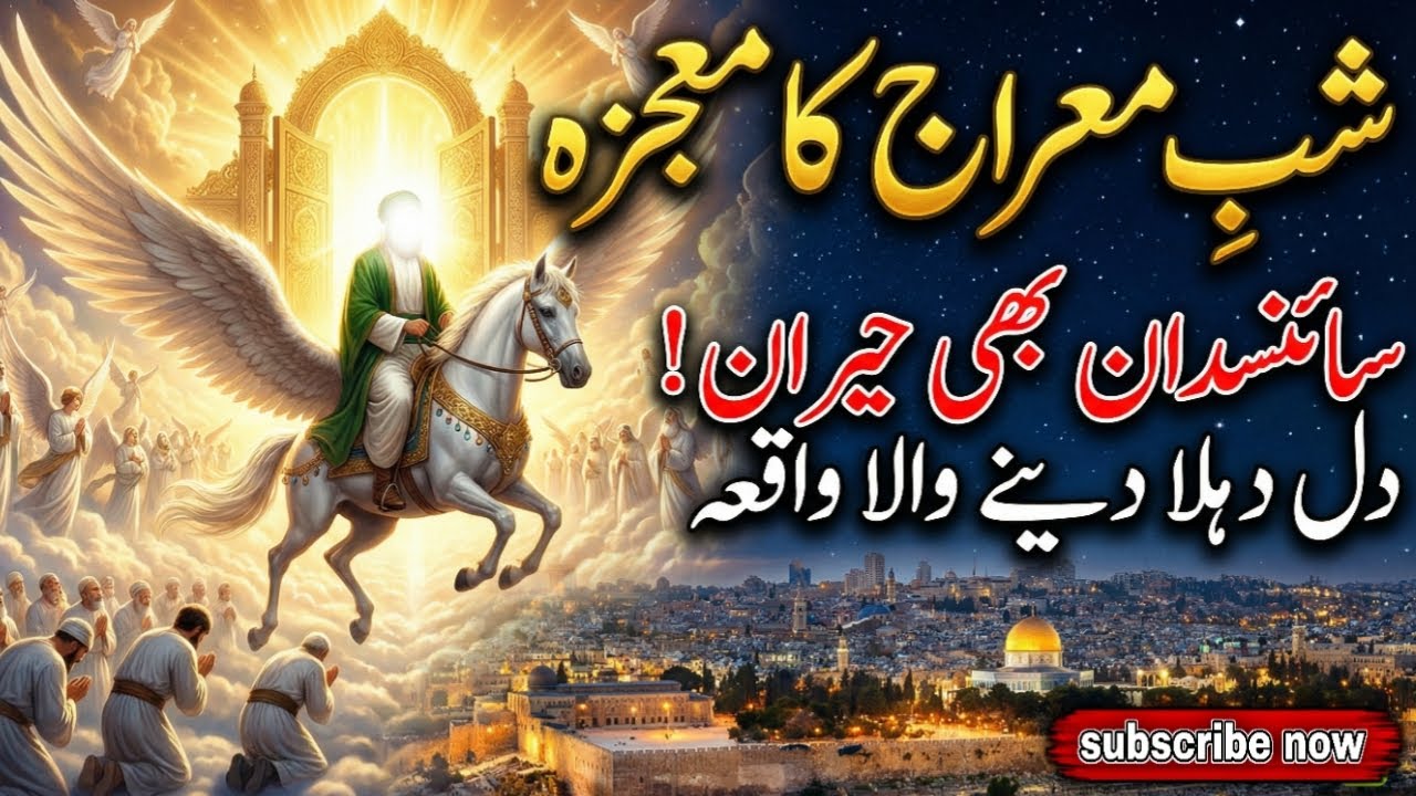 The Complete Story of Al-Isra Wal-Miraj | The Journey of Prophet Muhammad From Makkah to the Heavens