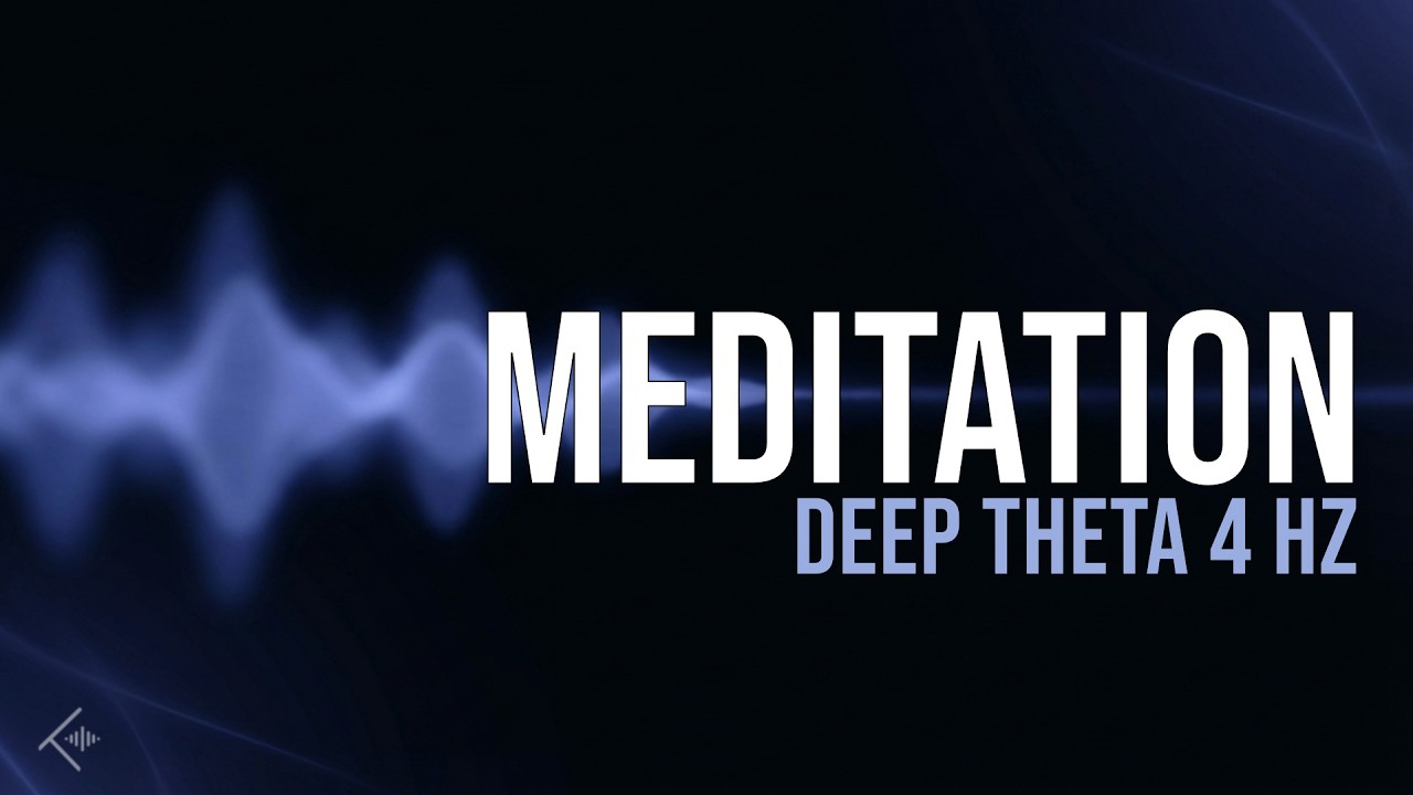Deep Meditation — Binaural Beats Theta 4 Hz + Pink Noise (1 Hour)