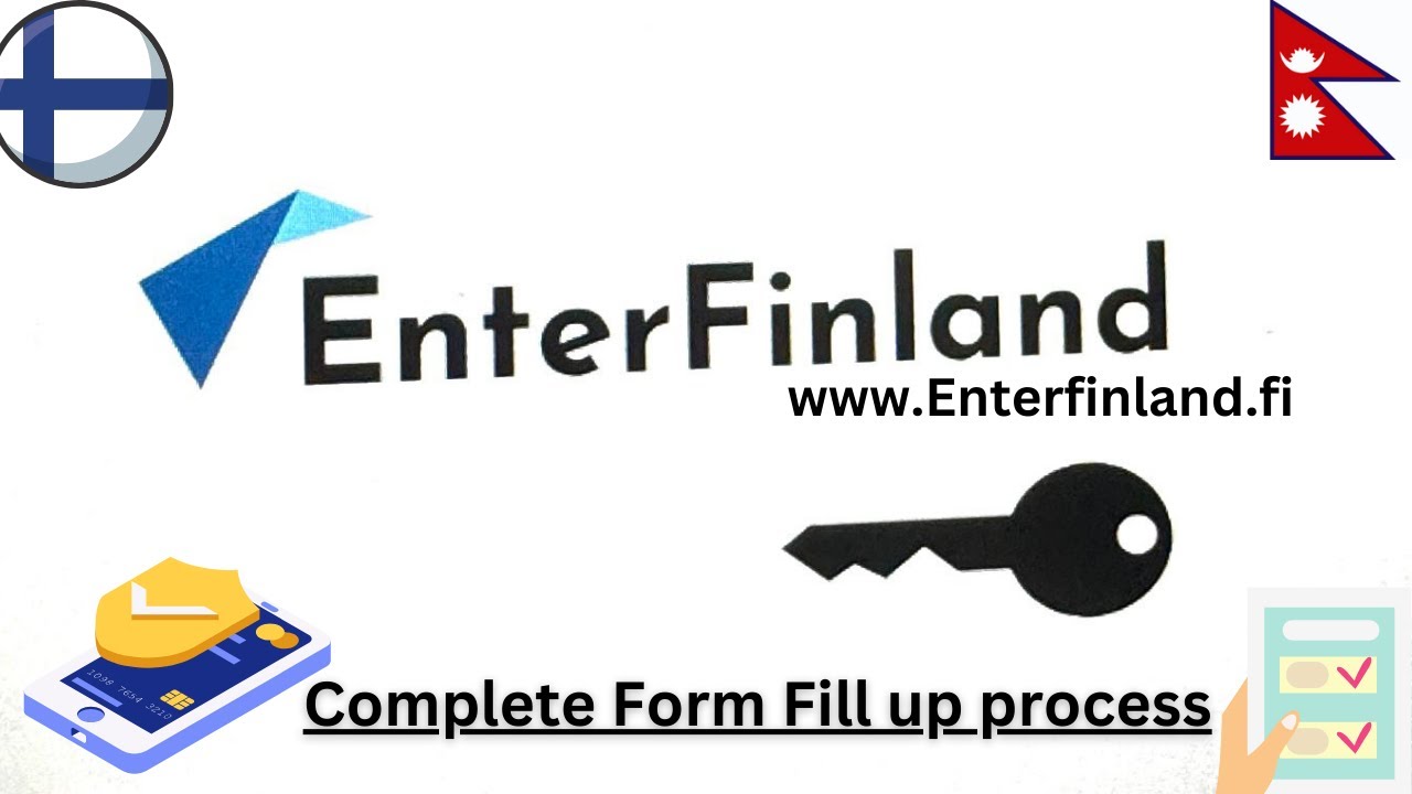Enterfinland Application Process from Nepal -2024 | How to fill Finland visa application form