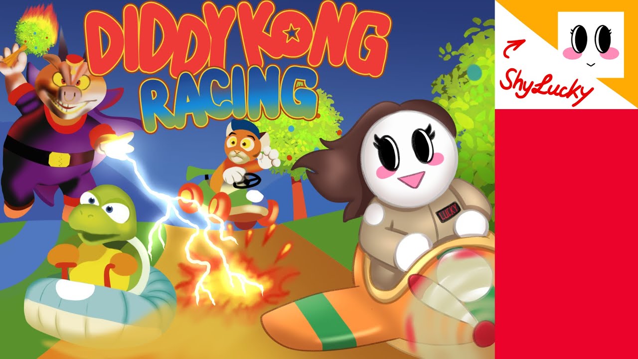 100% the first World in DIDDY KONG RACING [Nintendo 64] 🌴🐘