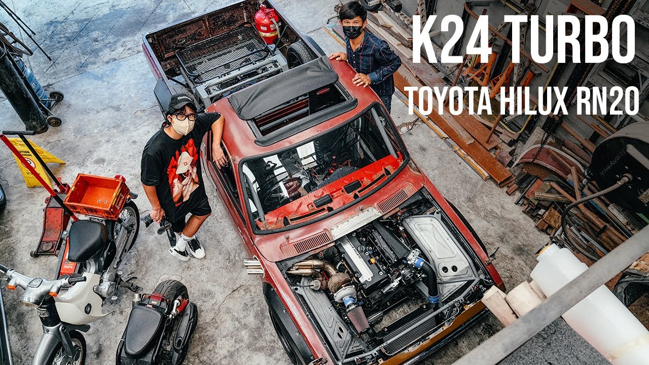 Chilling day with : Toyota Hilux RN20 K24 Turbo 3xx HP by เถื่อน Custom / 4k