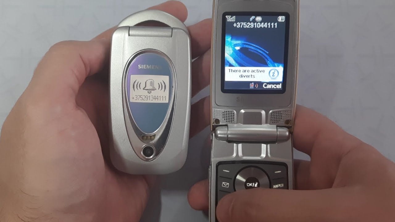 Samsung SGH-E490 vs Siemens CFX65 Incoming Call