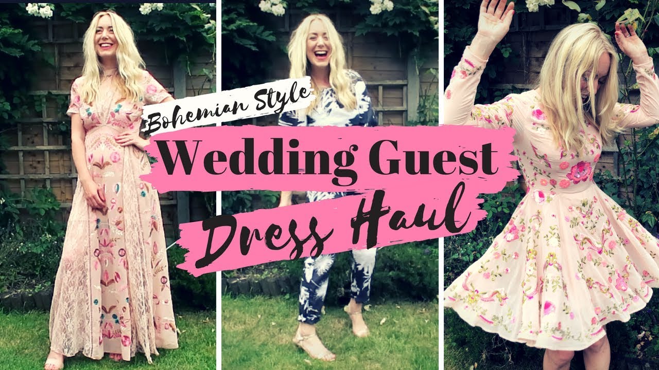Boho Wedding Guest Dresses Haul & Try On | £30-£200 ASOS H&M | SJ STRUM