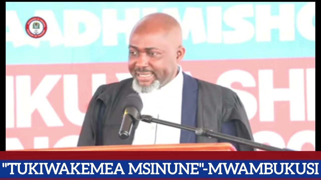 TUKISIFIA MNAFURAHI, TUKIWAKEMEA MSINUNE, -MWABUKUSI