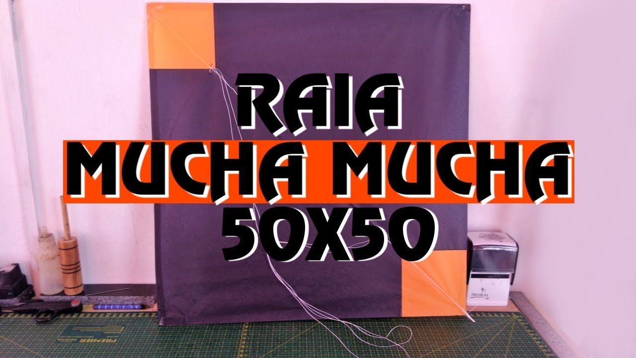 Como fazer Raia Mucha Mucha 50x50 | Escola para Pipeiros