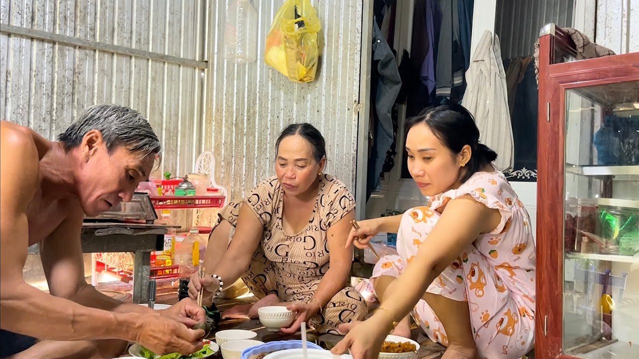 #835 Một Ngày Xuống Cha Mẹ Lâu Lắm Mẹ Mới Làm Bữa Cơm Chiều Sớm Gia Đình Ngồi Ăn Được Lâu Hơn 