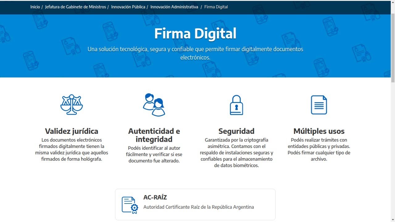 Curso de capacitación - Firma Digital