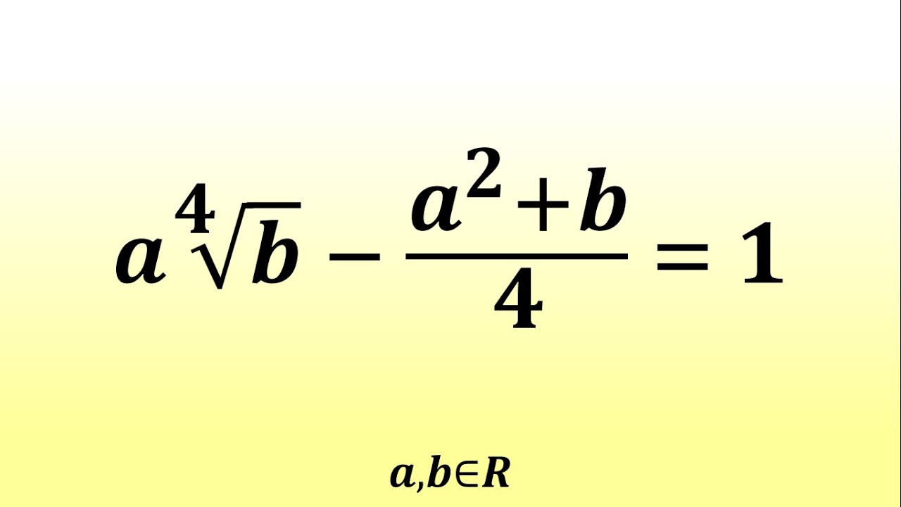 Solve Algebraic Equation with This Amazing Technique!