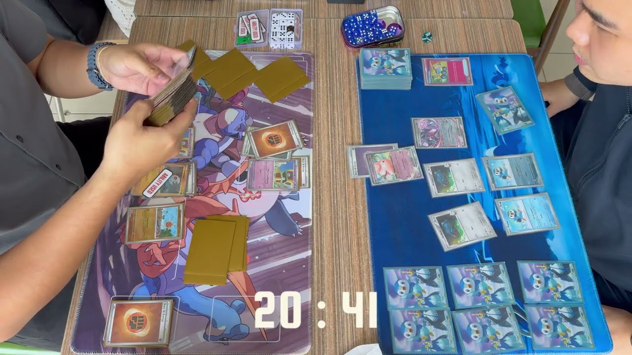 Gholdengo ex vs Empoleon ex | Pokémon TCG Tabletop Gameplay