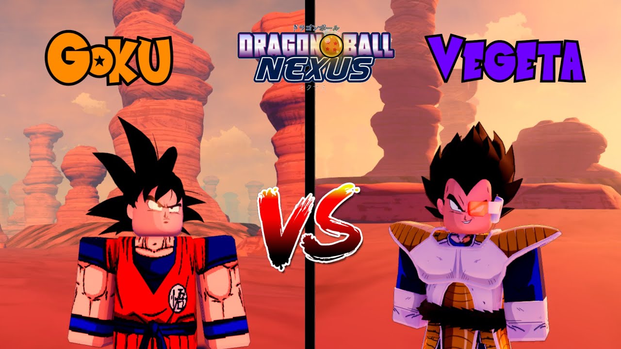 Goku vs Vegeta (Saiyan Saga) | Roblox Dragon Ball Nexus