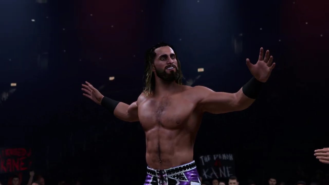 WWE 2K26 Демон Кейн против Сета Роллинза - Матч 