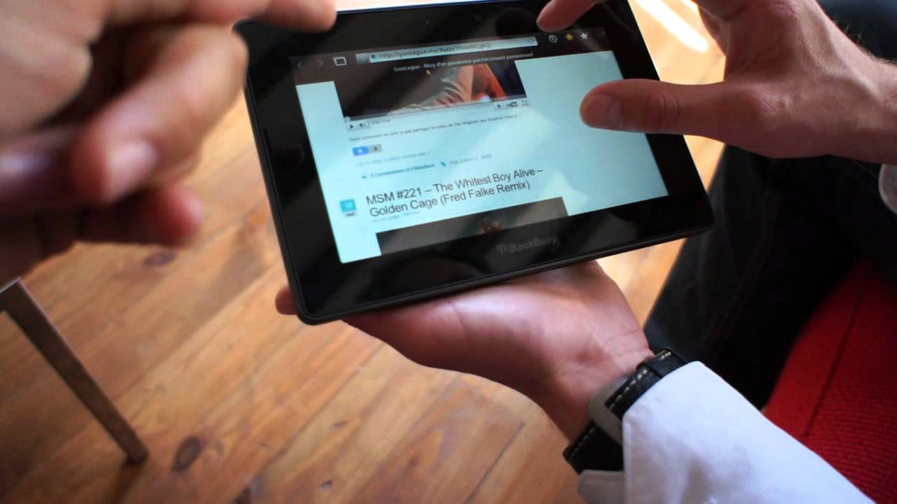 Blackberry Playbook - L'avis de Nicolas
