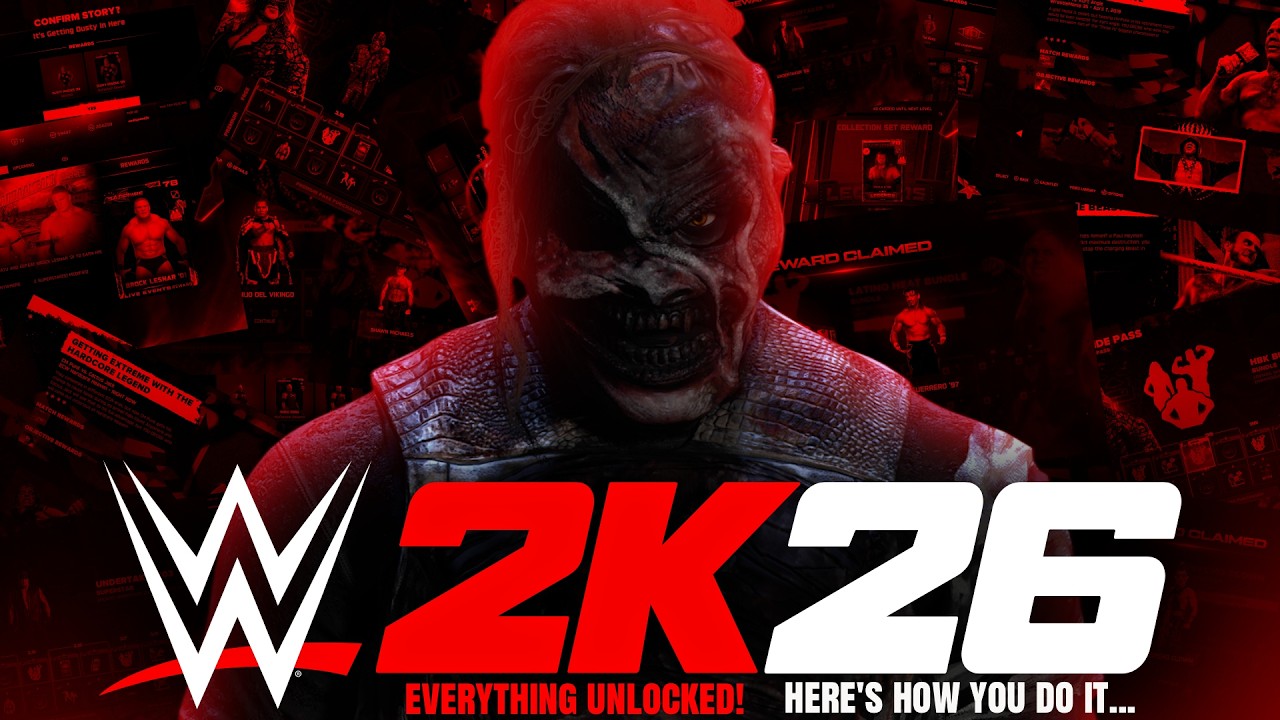 HOW TO UNLOCK EVERYTHING IN WWE 2K26!