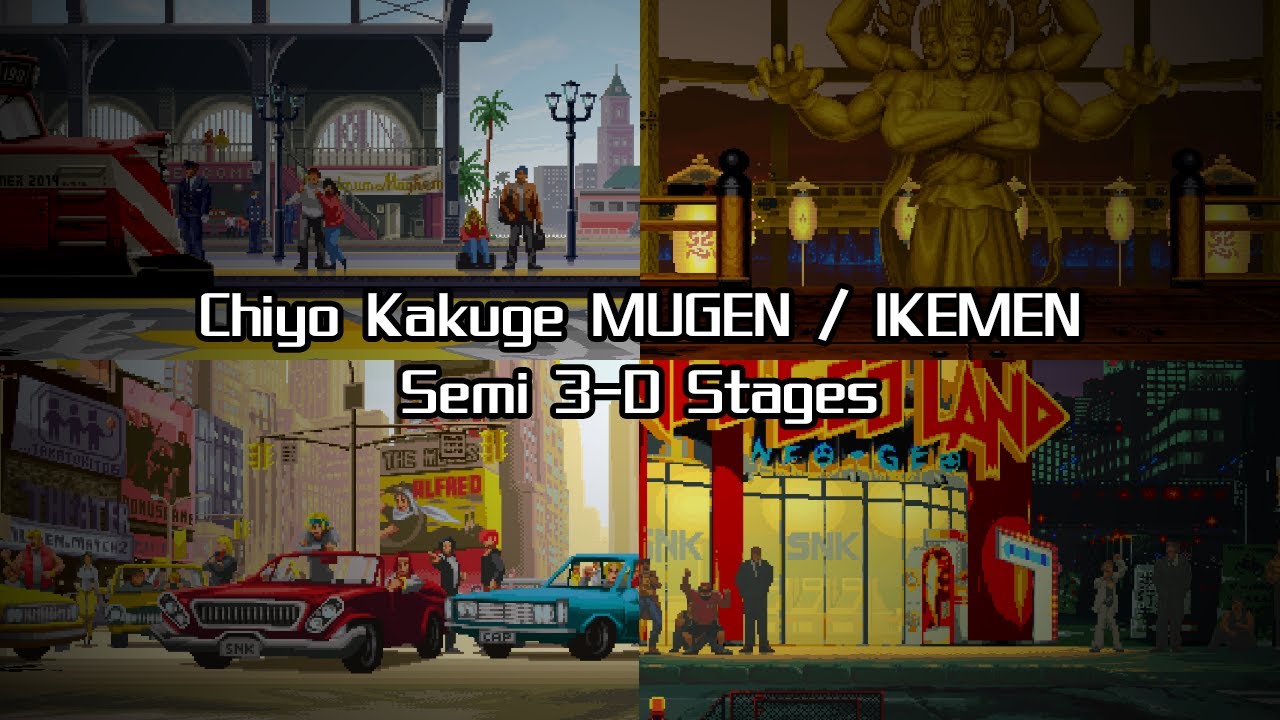 [MUGEN Stages Download] Semi 3D Classic Stages for MUGEN 1.0 and MUGEN 1.1 by Shiyo Kakuge
