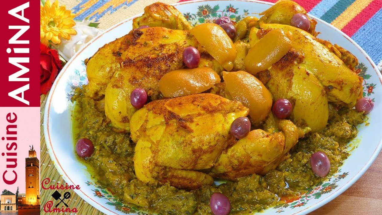 الدجاج المحمرالمدغمر على الطريقة المراكشية مع جميع أسرار نجاحه -  دجاج المناسبات