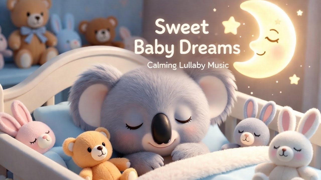 Koala Baby Lullaby 3 HOURS 🌜 Relaxing Music to Put Your Baby to Sleep Instantly